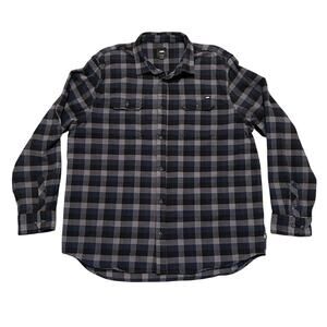 Vans Button Up Flannel Shirt Size XL